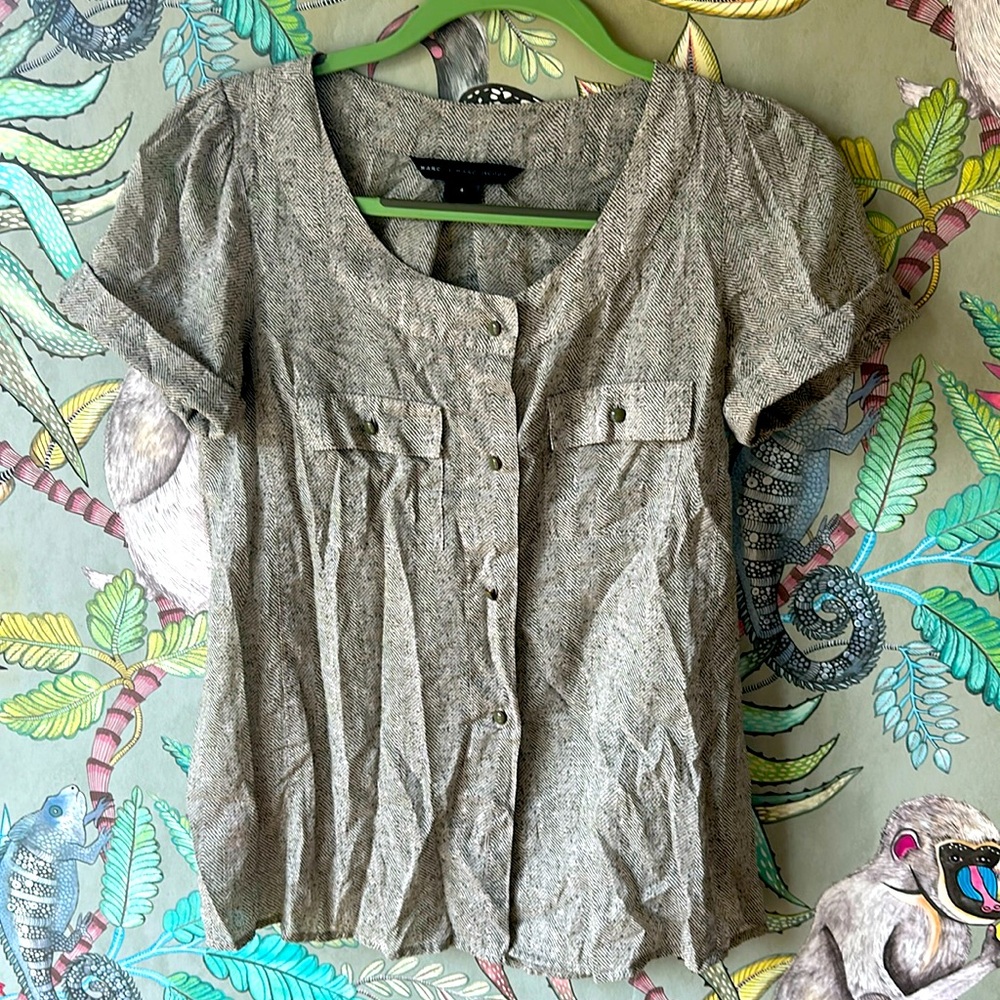 Marc Jacob’s patterned blouse